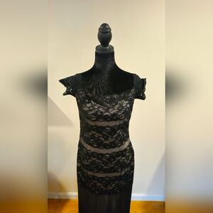 Elegant Black Lace Dress